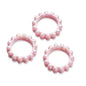 10Pcs 42mm Balsam Pear Ring Lace Acrylic Beads UV Scratch Resistant 13