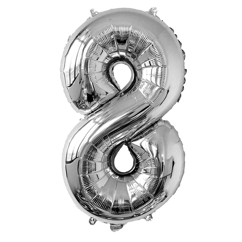 32-Inch Number Foil Balloons Party Decoration 5pcs 34