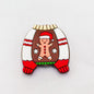 20pcs Silicone Focal Beads Christmas Tree Costume with Sweater Design 7