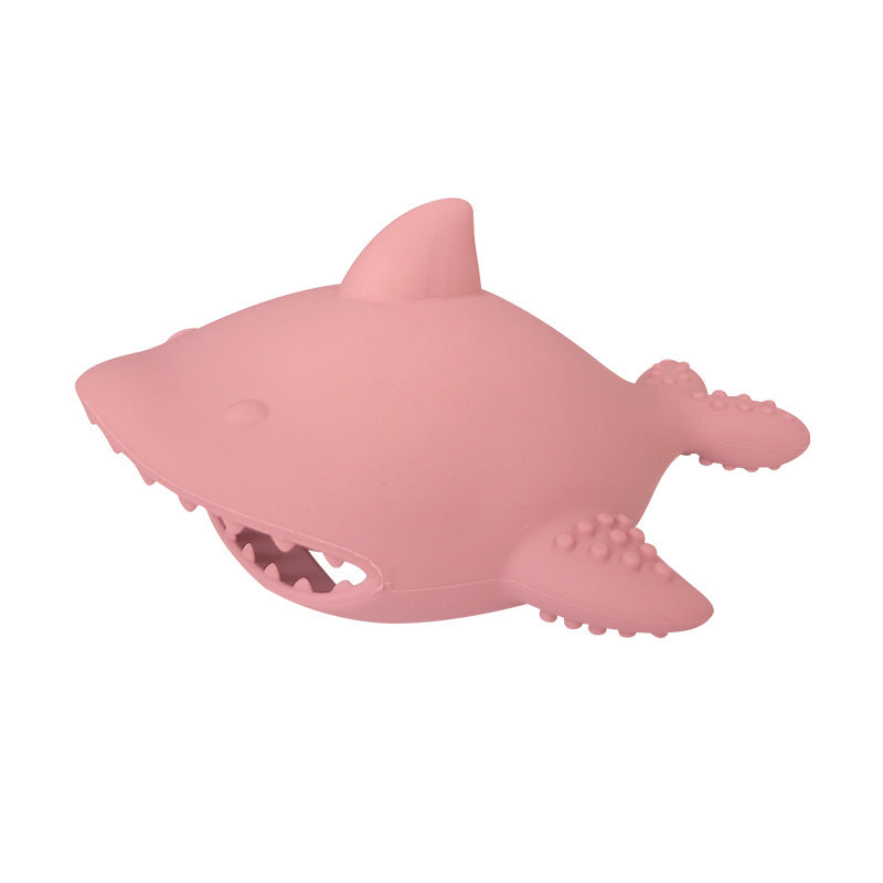 Silicone Shark Baby Teething Toy Handheld Teether for Baby 5