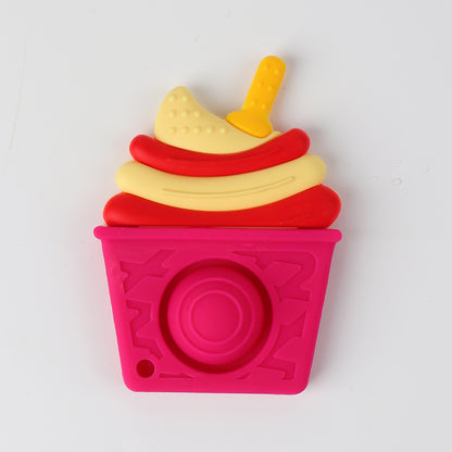 Silicone Ice Cream Baby Teething Toy for Infants 8