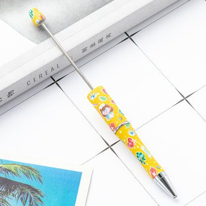 DIY Nurses Festival Multicolor Plastic Printed Beadable Ballpoint Pen 6