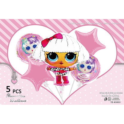 Mermaid Foil Balloon Set Kids Birthday Party Decoration 2 Sets 28