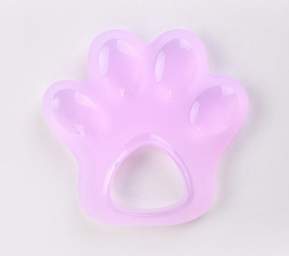Silicone Teething Toy Paw Shape Baby Teether 7.6x7.5cm 8