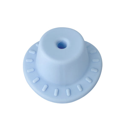 20pcs Silicone Focal Beads Hats Round Brim Design 3