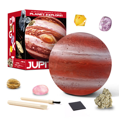 Solar System Stone Dig Educational Toy Explore Eight Planets 6