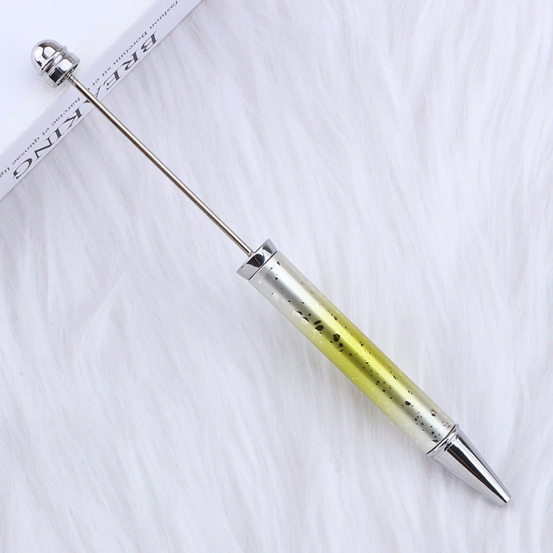 UV Plating Starry Sky Sequins Gradient Beadable Ballpoint Pens DIY Craft Supplies 15