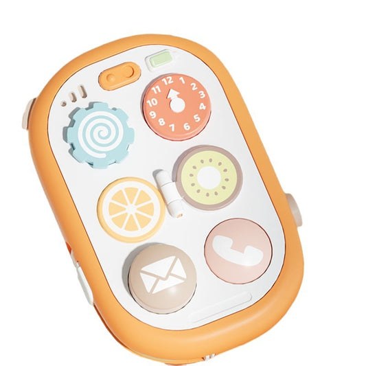 Wooden Montessori Toys Simulate Busy Phone for Toddlers