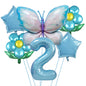 Butterfly Foil Balloon Set Birthday Party Decoration 40 Inch 4