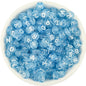 100pcs Letter Acrylic Beads Transparent Candy Color DIY Bracelet Making 8