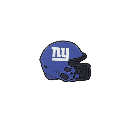 20pcs Silicone Focal Beads Football Helmet Printed Design 24