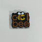 20pcs Silicone Focal Beads Glow In The Dark Animal Bee With Printed Text 7