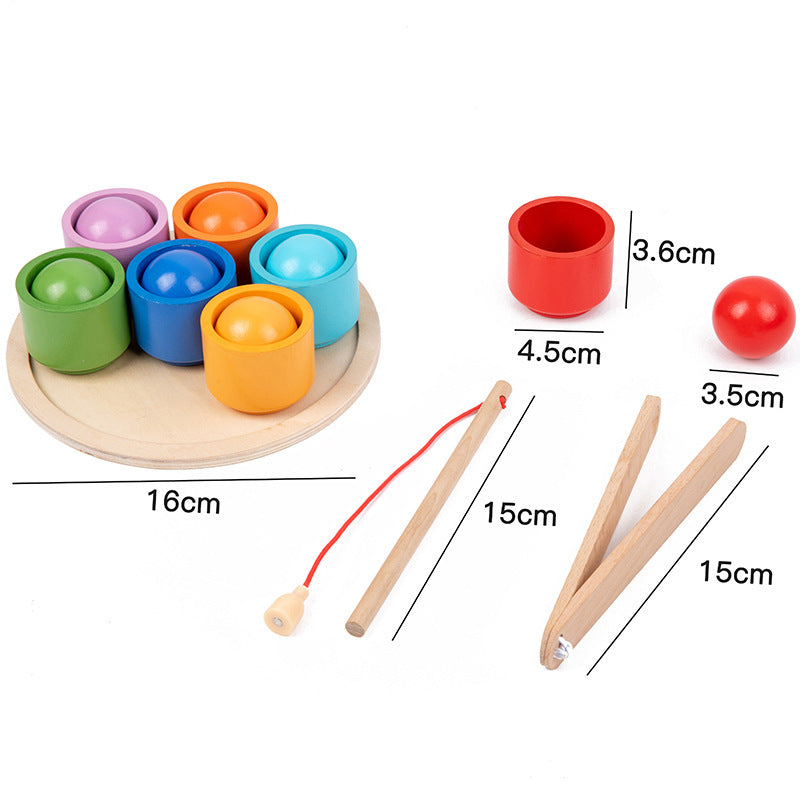 Wooden Magnetic Color Classification Montessori Toys 3