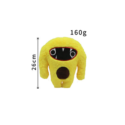 Toothed Monster Plush Toy Soft Stuffed Animal Doll Set 6
