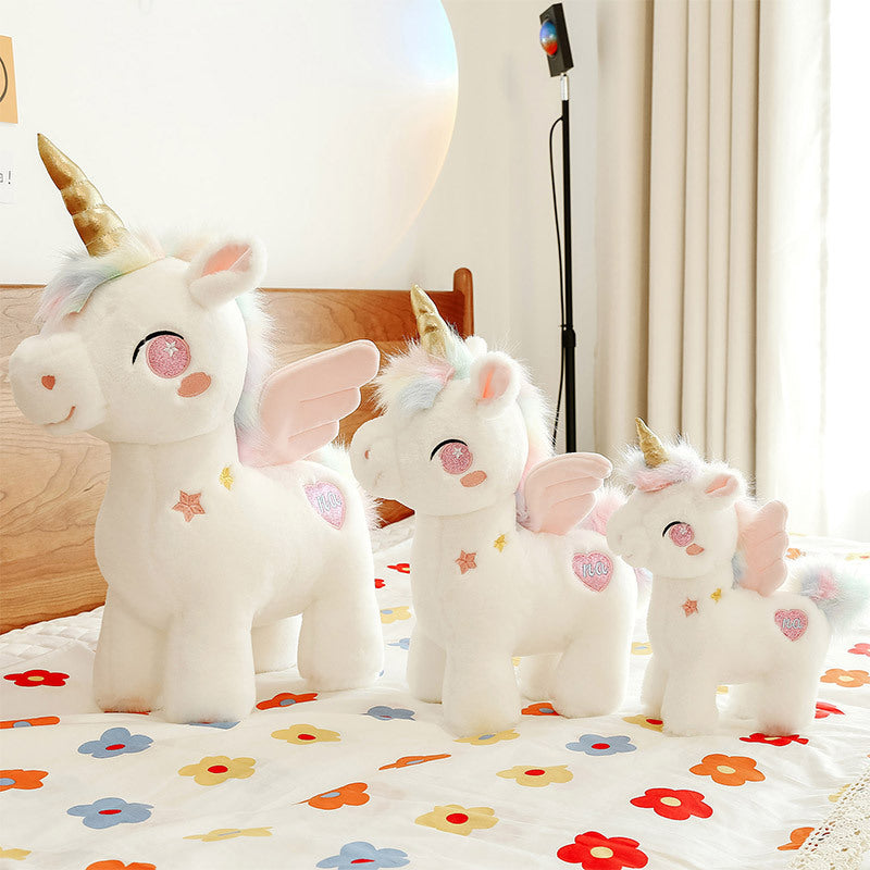 Fantasy Unicorn Plush Pillow Stuffed Animal Doll 25cm 40cm 55cm 3