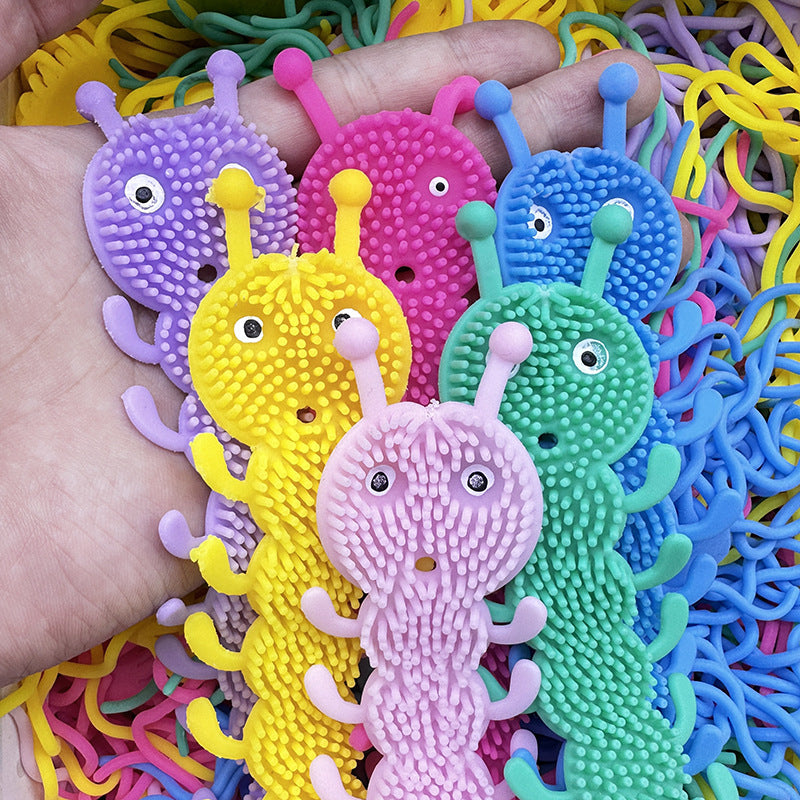 TPR Caterpillar Stretchy Bracelet Sensory Fidget Toy 20.5cm 10
