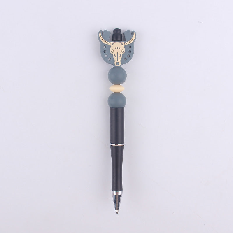 Cartoon Animal Silicone Beaded Pens Handmade Novelty Pen Gift 20