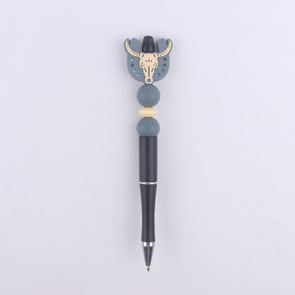 Cartoon Animal Silicone Beaded Pens Handmade Novelty Pen Gift 20