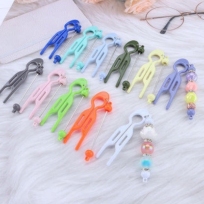 Beadable U Shaped Updo Resin Comb DIY Hair Accessory Craft Supplies 2