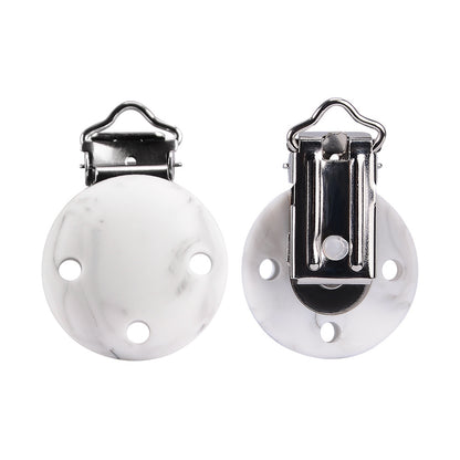 Silicone Pacifier Clip Round Dummy Clips 30mm 7