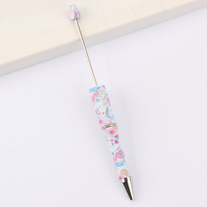 Printed Pattern Beadable Ballpoint Pens DIY Craft Supplies 15