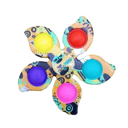 Silicone Pop It Fidget Toy Flower Shape Sensory Toy 8