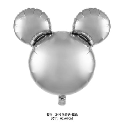 Mickey Head Foil Balloons Party Decoration 18 Inch and 24 Inch 50pcs 19