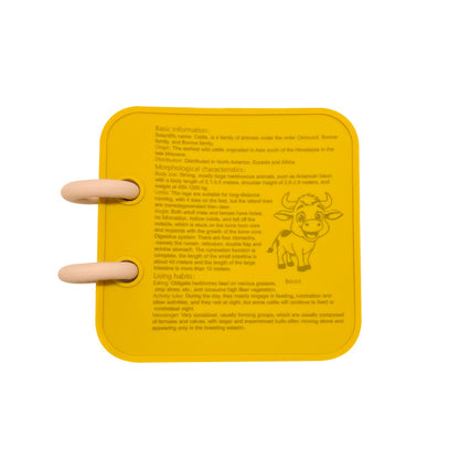 Silicone Baby Finger Training Flip Page Bath Teether 5