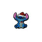 20Pcs Silicone 3D Focal Beads Christmas Blue Alien Character Large Ears Santa Theme 9