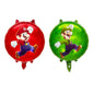 Super Mario Foil Balloons Party Decoration Set 5pcs 20