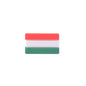 20pcs Silicone Focal Beads Flag Rectangular Shape 16