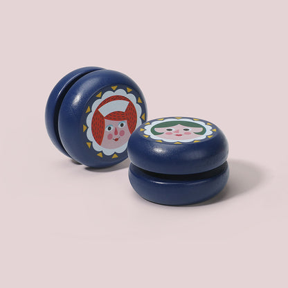 Wooden Fruit Yo-Yo Toy Classic Handmade Fidget Toy 11