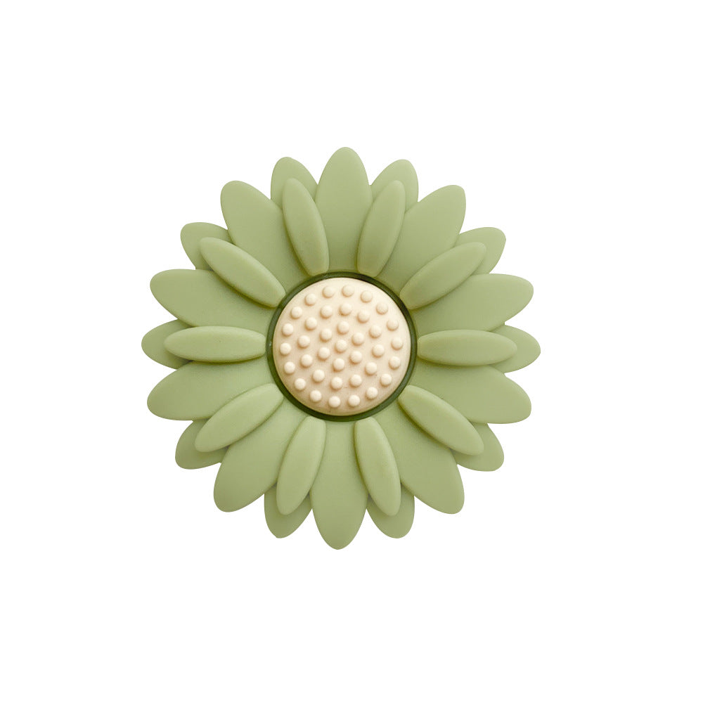 20pcs Silicone Focal Beads Daisy Flower Center Raised Detail 19