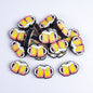 20pcs Silicone Focal Beads Beer Steins Clinking Mugs Design