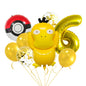 Pocket Monster Duck Foil Balloon Set Party Decoration 20x15cm 9