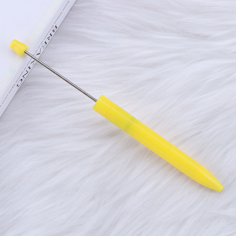 Long Creative Plastic Beadable Ballpoint Pens DIY Craft Supplies 8