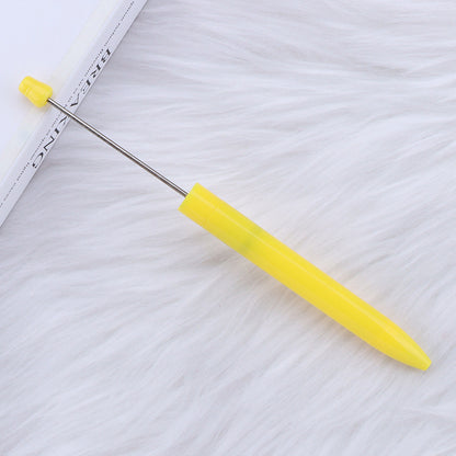 Long Creative Plastic Beadable Ballpoint Pens DIY Craft Supplies 8