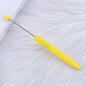 Long Creative Plastic Beadable Ballpoint Pens DIY Craft Supplies 8