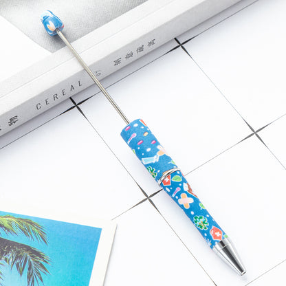 DIY Nurses Festival Multicolor Plastic Printed Beadable Ballpoint Pen 7