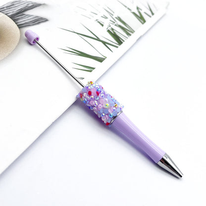 Resin Sequin Petal Beadable Ballpoint Pens DIY Craft Supplies 16