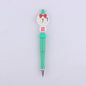 Christmas Silicone Beaded Pens Santa Claus Snowman Tree Holiday Gift 12