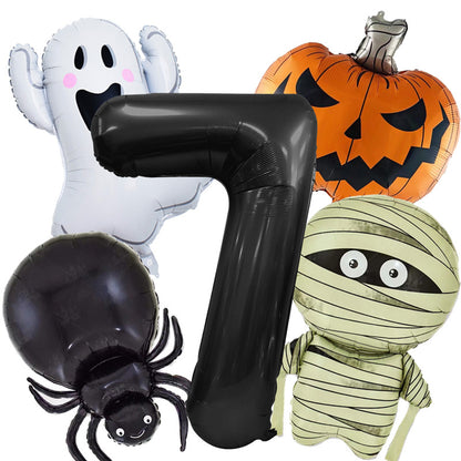 Ghost Pumpkin Spider Foil Balloon Halloween Party Decoration Set 11