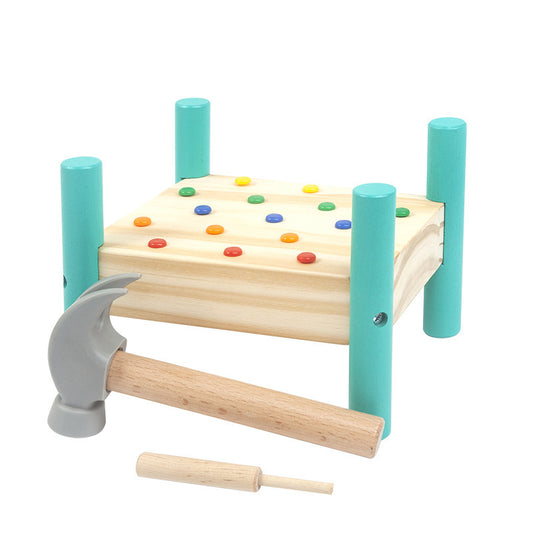 Wooden Montessori Toys Beating Table Activity for Toddlers