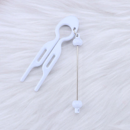 Beadable U Shaped Updo Resin Comb DIY Hair Accessory Craft Supplies 5