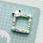 10Pcs Cute Photo Frame Acrylic Beads Bright Sanrio DIY Craft 8