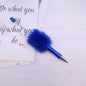 Fuzzy Plush Beadable Ballpoint Pens DIY Craft Supplies Decorative 7