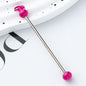 Beadable Keychain Pole Metal Electroplated DIY Craft Supplies Accessories 13