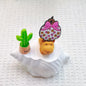 20Pcs Silicone Focal Beads Small Floral Bow Pumpkin Design 6