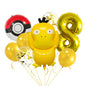 Pocket Monster Duck Foil Balloon Set Party Decoration 20x15cm 11