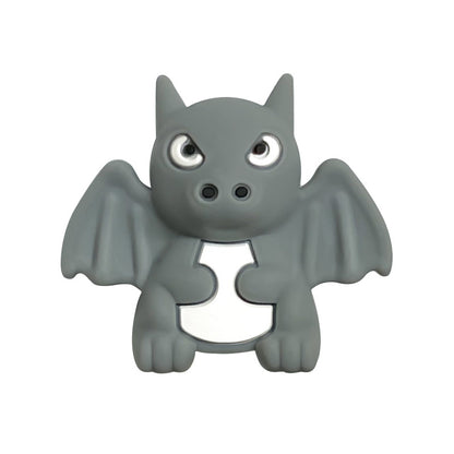 20Pcs Silicone 3D Focal Beads Small Dragon Animal Front Facing 7